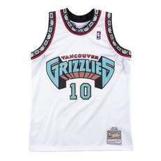 mitchell & ness 溫哥華灰熊隊搖擺人球衣Mike Bibby籃球服上衣
