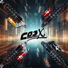 J.M傑米車藝 CCD C03X 後避震 全可調 預載 阻尼可調 勁戰 六代 JETS SL DRG MMBCU, 紅, 金, 黑