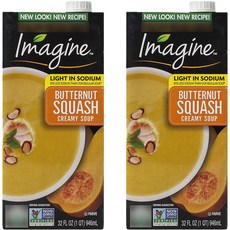 Imagine 罐裝白胡桃南瓜濃湯, 2瓶, 946ml