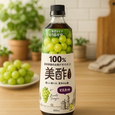 韓國 CJ 美醋飲 900ml 青葡萄 - 健康 美味 天然發酵, 1個