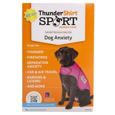THUNDER WORKERS 狗狗安定背心 粉色, 1個, 粉色的