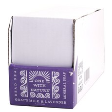 ONE WITH NATURE 礦物皂, 山羊奶和薰衣草, 1個, 118毫升