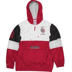 mitchell & ness 波特蘭拓荒者驚喜勝利防風運動外套