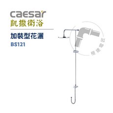 凱撒 Caesar BS121 加裝型花灑組，頂噴花灑，多種出水模式，輕鬆安裝, 1個