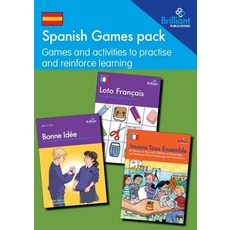 (英文圖書) Spanish Games pack: Games and activities to practise and reinforce learning 平裝版, Brilliant Publications, 英文