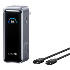 GaN 行動電源 9600mAh 65W (2x Type-C), A1339/Anker Prime, 黑色