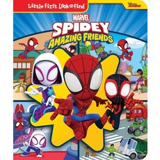 (英文圖書)Disney Junior Marvel Spidey and His Amazing Friends: Little First Look and Find Board Books, Pi Kids, 英文, 硬頁書