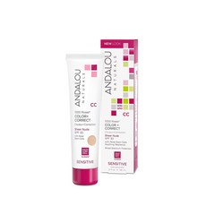 ANDALOU NATURALS 修飾膚色防曬CC霜 SPF30, 1個, 純粹的裸體