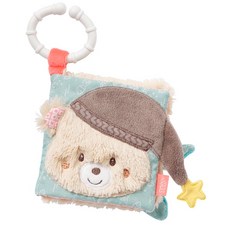 babyFEHN芬恩 嬰幼兒布偶玩具書 櫻花甜心小熊 可愛造型 視覺刺激 觸感舒適, 櫻花甜心