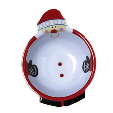 CHEF CRAFT 聖誕老人造型餐碗 25.4cm, 1個, 混色