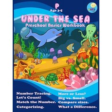 (英文圖書) Under the sea: Preschool Workbook basic activity for Pre-k ages 3-5 and Math Activity Book wi... 平裝版, Independently Published, 英文