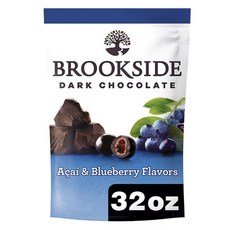 美國 BROOKSIDE 黑巧克力巴西莓與藍莓口味, 1個, 907g