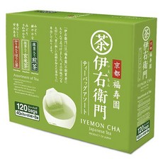 Iyemon 綜合茶包 抹茶+玄米茶+焙茶, 1個, 120入, 2g
