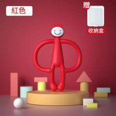 嬰兒安撫軟膠, 紅色【贈送收納盒】