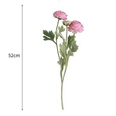 露蓮 露蓮花 仿真花 粉紫 三頭 台灣現貨 攝影道具 花束 假花 芍藥 人造花, 粉紫色