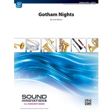 (英文圖書) Gotham Nights: Conductor Score & Parts 平裝版, Alfred Music, 英文