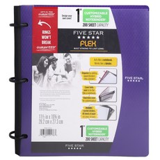 Mead 米德自定義Meers缺少混合筆記Binder 200購買, 1個, 紫色的