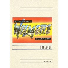 (英文圖書) Vintage Lined Notebook Greetings from Wilmette Illinois 平裝版, Found Image Press, 英文