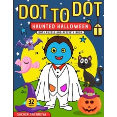 (英文圖書)Dot To Dot: Haunted Halloween Dots Puzzle and Activity Book 平裝版, Createspace Independent Pub..., 英文