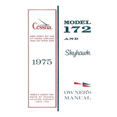 (英文圖書) Cessna 1975 Model 172 and Skyhawk Owner's Manual 平裝版, Not Avail, 英文