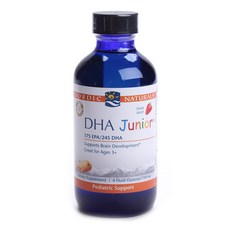 NORDIC NATURALS DHA補充液 草莓味, 1瓶, 119ml