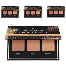 BLACK RADIANCE 輪廓修容打亮盤 11g, 輕到中, 4個