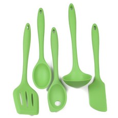 Chef Craft 高級矽膠廚具5件組, 綠色, 1個