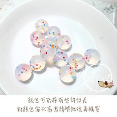 Smiko腸腸妞 15mm可愛彩色果凍感QQ樂串珠 軟膠珠 彈性珠 串珠材料 固齒器DIY 奶嘴鏈DIY 手作材料, 1個