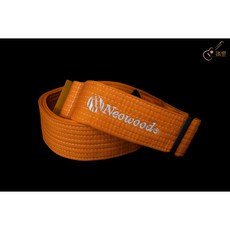 識樂音樂工作室 Neowood Hipster背帶 七色可選 木吉他 電吉他 貝斯通用 高品質厚實紓壓, 歐潤橘