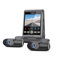 VIOFO A229 Plus 3CH 三通道運行車記錄器 （前+內+後 2K STARVIS 2 GPS/台聯網代理）, 前後鏡頭, 後置鏡頭, 車內鏡頭,Type-C數據線, 車用充電器, 拆卸工具, 包裝盒, 使用手冊, 512GB