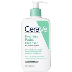CeraVe 適樂膚 溫和泡沫潔膚露, 355ml, 1瓶