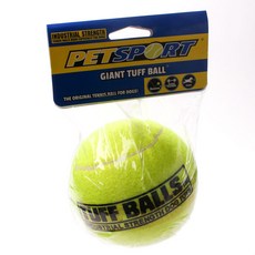 PETSPORT 寵物玩具網球, 1個, 熒光綠