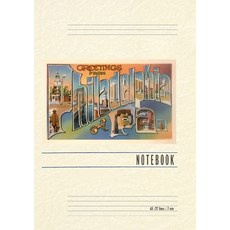 (英文圖書) Vintage Lined Notebook Greetings from Philadelphia Pennsylvania 平裝版, Found Image Press, 英文