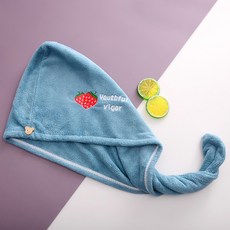 刺繡珊瑚絨乾髮帽, 詳見商品包裝, 1套