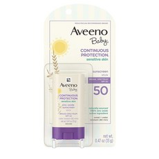 Aveeno 艾惟諾 孩童敏感肌專用礦物質防曬棒 SPF50, 1份, 13g