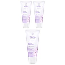 WELEDA 薇蕾德 孩童白錦葵溫和保濕面霜 無香, 3條, 50ml
