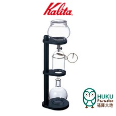 【日本Kalita】五人份冰滴咖啡壺 日本職人手工製造 頂級玻璃木材 100%日本取材 限量停產, 1個
