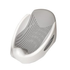 嬰兒仿生浴床 新生兒沐浴輔助網 TPE軟膠防滑設計 0-6個月寶寶適用, I現貨I 灰色【只能宅配】, 1個