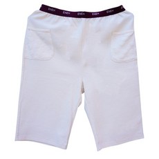 ENEH怡然自得 有機棉桃皮寬鬆六分褲 居家休閒舒適好眠