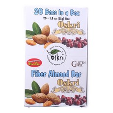 OSKRI ORGANICS 穀物棒, 53g, 20份, Almonds