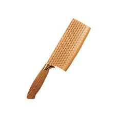 Perfect 理想牌 鈦金不鏽鋼刀具系列 (剁刀/片刀/菜刀/主廚刀/麵包刀/水果刀/削皮刀), 1個, 鈦金(刀面)、木紋色(刀柄), 鈦金不鏽鋼剁刀