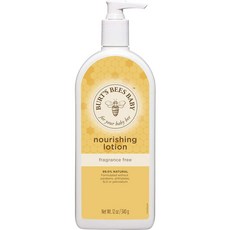 BURT'S BEES 嬰兒舒敏潤膚乳, 1瓶, 340g