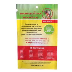 INNER HEALTH Mosquito No Bite Pest Repellent Patch, 6件