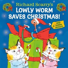 (英文圖書)Richard Scarry's Lowly Worm Saves Christmas! 精裝版, Random House Books for Youn..., 英文