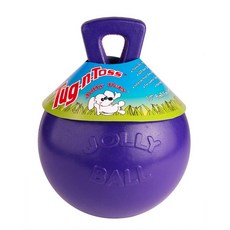 Jolly Pets 拉扯和拋擲狗玩具球, 1個, 紫色的