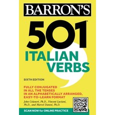 (英文圖書) 501 Italian Verbs Sixth Edition 平裝版, Barrons Educational Services, 英文