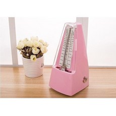 【愛樂城堡】AROMA AM-707 阿諾瑪機械節拍器 發條式節拍器 精準節拍 穩定練習 現貨, 粉紅色, 1個