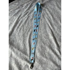 富巨金 熱轉印識別證帶 雙針款證件帶(電鍍鉚釘 鋅鉤) 可愛兔子紅蘿蔔圖案, 熱轉印-小狗