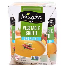 Imagine 無鹽蔬菜湯, 4入, 240ml