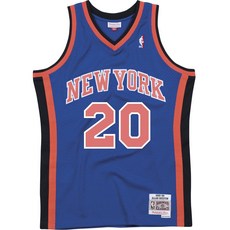 mitchell & ness 紐約尼克隊 Swingman 球迷版球衣 Allan Houston 籃球上衣